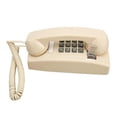 thumbnail image 2 of Retro Wall Telephone Waterproof Decorative Corded Phone with Volume Control for Home Bar Bathroom Beige, 2 of 5