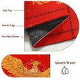 thumbnail image 6 of Chinese New Year Round Area Rug 5Ft Washable Circle Rugs for Living Room Bedroom, Yellow Dragon Traditional Art Red Non-Slip Carpet Floor Mats Indoor Outdoor Carpet Runner Aesthetic Home Decor, 6 of 8