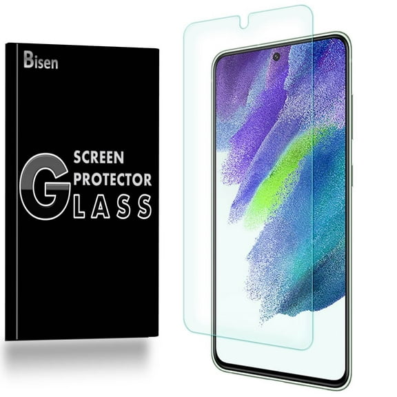 Fit For Samsung Galaxy S21 FE 5G [3-Pack BISEN] Screen Protector Tempered Glass, 9H Hardness, Anti-Scratch, Anti-Shock, Bubble Free, Shatterproof