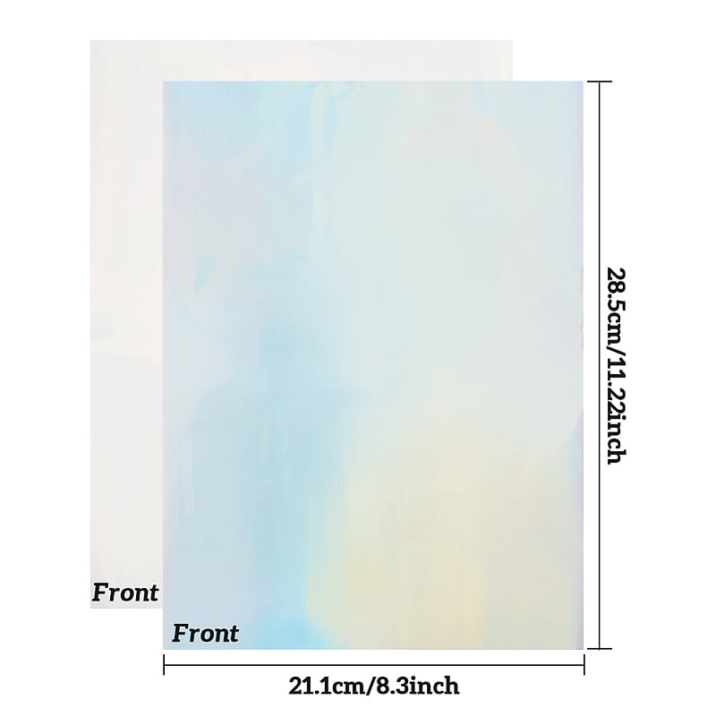 A4 Hot Stamping Foil Paper Transfer Foil Paper Elegance Laser Printer Craft Paper Mixed Color 28.5x21.1cm 60sheets/bag for DIY