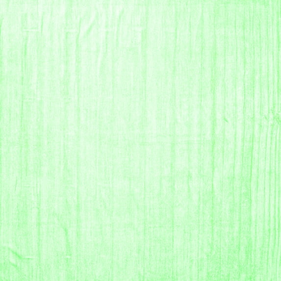 Ahgly Company Indoor Square Solid Green Modern Area Rugs, 8' Square