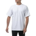 thumbnail image 4 of Pro Club Men's Heavyweight Cotton Short Sleeve Crew Neck T-Shirt 101-WHT-S, 4 of 5