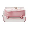 thumbnail image 2 of Disketp Cute Bathtub Estuche de Lápices de Doble Capa con Tapa Abatible y Cremallera, Organizador Escolar para Adolescentes y Adultos, 2 of 7