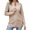 Khaki, variant on LANGWYQU Long Sleeve Turtle Neck Women Mesh Knit Jacket Zipper Coat