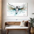 thumbnail image 3 of Elephant Stock Golden Night Hummingbird Wall Art - Horizontal Canvas Wall Art - Living Room Wall Decor - Animal Canvas - Gray And Turquoise Decor By Ashvin Harrison - 48" x 32", 3 of 8