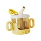 thumbnail image 3 of Tazas para sorber, taza de entrenamiento de silicona de 10Oz/300ml, tazas de entrenamiento para bebés irrompibles a prueba de fugas con dos asas para Amarillo Baoblaze botella para niños, 3 of 8