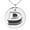 Silver, variant on Stainless Steel Letter D Initial 3D Monogram Engraved Small Medallion Circle Charm Pendant Necklace