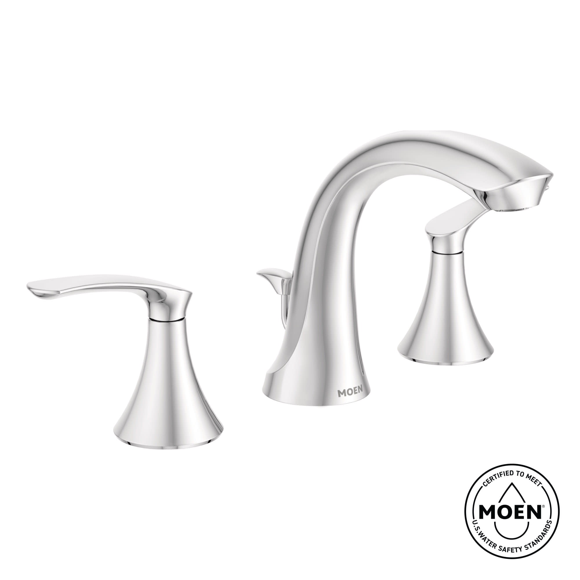 Darcy 8 in. Widespread 2-Handle High-Arc Bathroom Faucet in Spot Resist Brushed Nickel