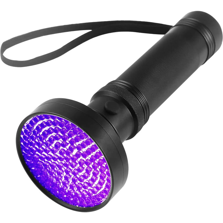 Lepro UV Flashlight Black Light, 51 LED UV Light Handheld Blacklight, 395nm  Detector for Pet Urine, Stains, Bed Bug and Scorpions, Battery Not