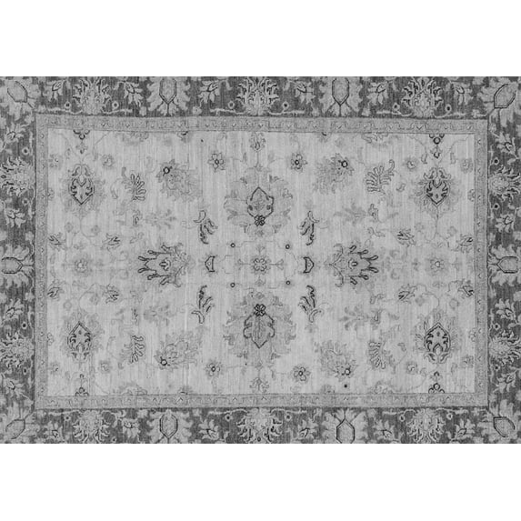 Ahgly Company Indoor Rectangle Oriental Gray Traditional Area Rugs, 2' x 4'