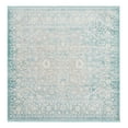 thumbnail image 3 of Unique Loom New Classical Collection Area Rug - Olympia (8' Square Light Blue/Ivory), 3 of 7