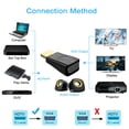 thumbnail image 4 of HD 1080P HDMI-Compatible con adaptador VGA Salida VGA Convertidor portátil (Negro), 4 of 8