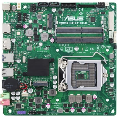 Asus 225259 Motherboard Prime H310t R2.0/csm Core I7/i5/i3 Lga1151 H310 Max.32gb Ddr4 Thin Mini Itx (Best Motherboard For Core I7 6700k)