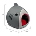 thumbnail image 5 of Vibrant Life Shark Pet Bed, Gray, 5 of 8