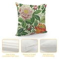 thumbnail image 4 of YINGXI Pink Floral Throw Pillow Covers Mid Century Flower Decoration Pillow Case for Bed Living Room Couch Outdoor Colorful 18x18in, 4 of 5