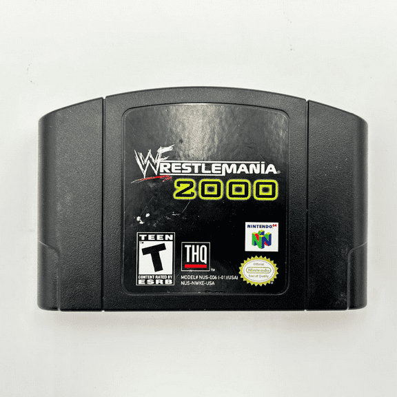 N64 Game US Version of WWF WrestleMania 2000