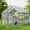 Gray, variant on NARTRU 43ft2 Large Wooden Outdoor Cat House, Walk in Cat Catio Cage with Enter Door, 2 Cat Doors, Roof Cover