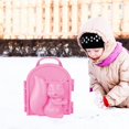 thumbnail image 4 of Creativo fabricante de bolas de nieve, actividades de clip para , juegos al aire libre, de nieve de juguete para invierno, verano, , n rosado Baoblaze Clip de la fabricante de bolas de nieve, 4 of 8