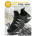 thumbnail image 3 of Steel Toe Safety Shoes for Men Women Lightweight Breathable Work Shoes Anti-Pierce Construction Shoes Industrial Sneakers, 3 of 9