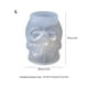 thumbnail image 3 of Moldes de calavera reutilizables para resina epoxi/jabón/fundición de cera para velas (L) Wdftyju Libre de BPA, 3 of 6