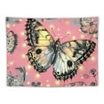 thumbnail image 5 of Shiartex  Aesthetic Butterfly Tapestry Boho Moth Tapestry Flowers Plants Tapestries Pink Garden Tapestry Sun and Moon Tapestry Wall Hanging Decor for Room 40x30inch, 5 of 6