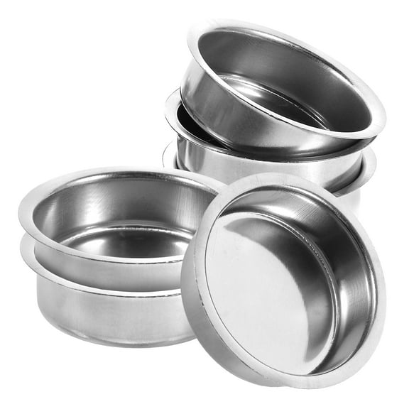 BESTOYARD 6Pcs Silver Metal Incense Plate Replacement for Arabic Censer Practical Dish