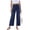 Dark Blue, variant on BUIGTTKLOP Wide Leg Denim Pants for Women High Waisted Jean Pants Ankle Length Loose Fitted Summer Trousers with Pockets
