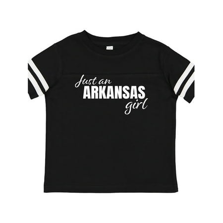 

Inktastic Just an Arkansas Girl Born and Raised Gift Toddler Toddler Girl T-Shirt