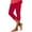 Red, variant on frariair High Waisted Leggings for Women Capri Cutout Yoga Capris Lightweight Cozy Cropped Pants Solid Soft Pajams Blue