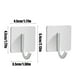 thumbnail image 5 of Plegable Cadena de Acero Inoxidable, Soporte de Toalla de Pared, No Perforado, Rodeado de Metal, para Ba?o, Armario de Cocina, Organizador de Toallas, Resistente, para Dormitorio, Cinta de, 5 of 7