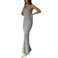 thumbnail image 6 of Michellecmm  Women's Bodycon Long Dress Spaghetti Strap Dress Backless Dress, 6 of 9