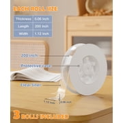 Vimiroo 16.4FT Nano Tape, Strong and Durable Mounting Tape, Double Sided Adhesive Tape, 3 PACK