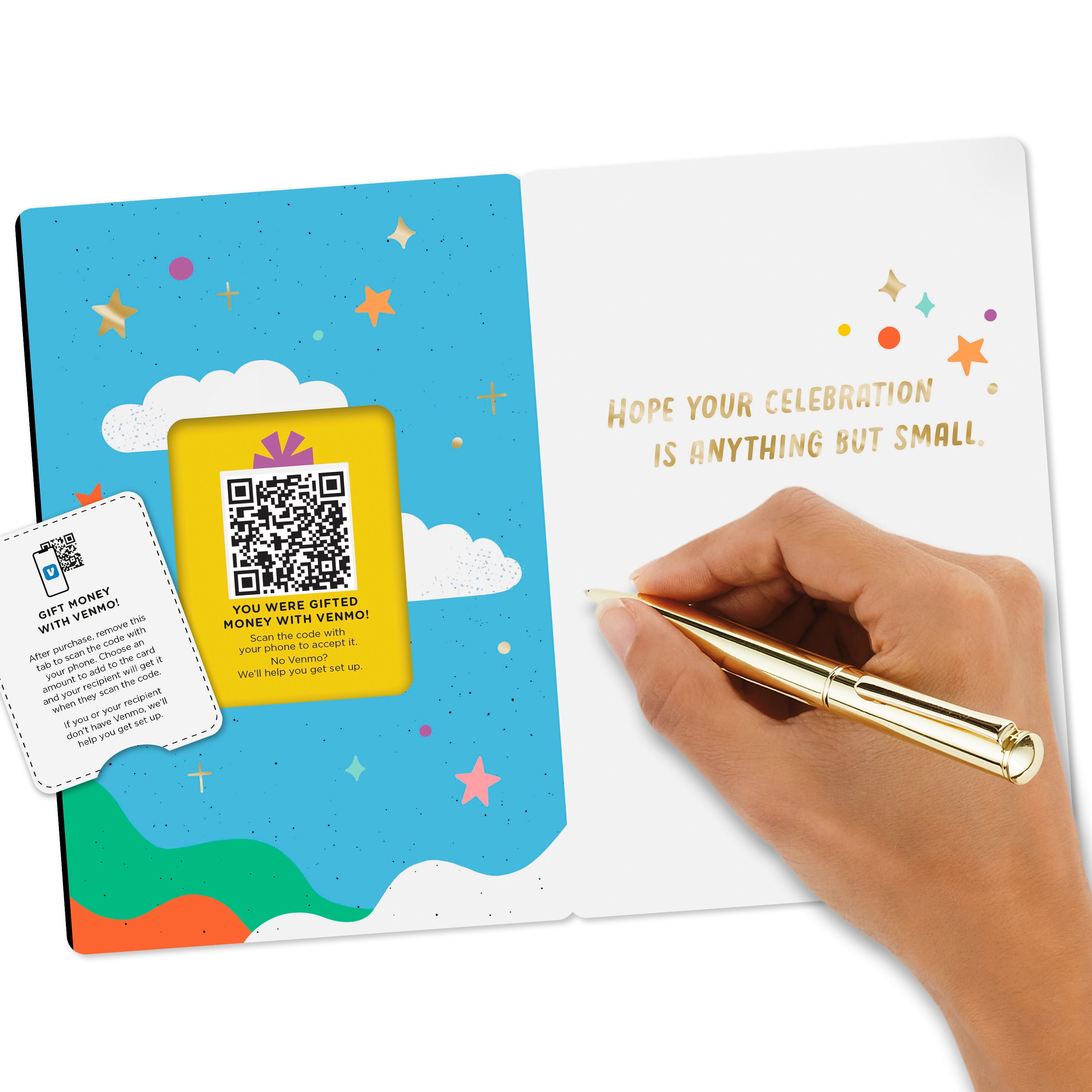 Hallmark And Venmo Birthday Greeting Card (Wish Big)