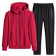 thumbnail image 3 of WINSTAND Conjuntos de ropa deportiva de talla grande para hombre, nueva ropa de primavera y otoño, traje de pantalones con capucha para hombre, sudadera + pantalones deportivos de 2 piezas 8XL, 3 of 5