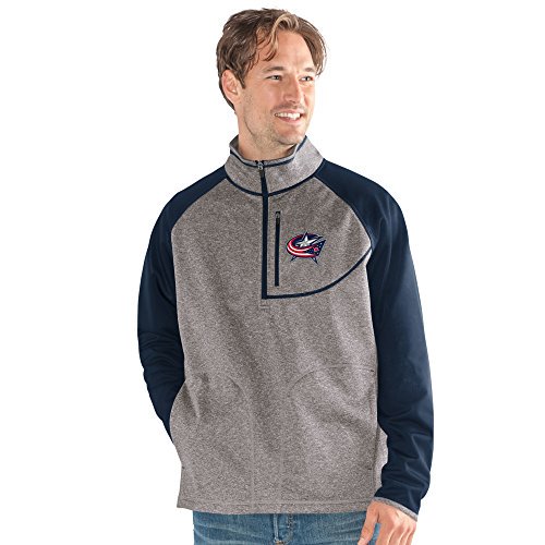 G-III Men's Mountain Trail Half Zip Pullover, Gray, Large