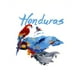 thumbnail image 2 of 1pc Honduras Marine Parrot Print T-Shirt, Women'S Fashion Casual Crew Neck Short Sleeve Tee, Polyester 95% Spandex 5% Knit Fabric, Medium Stretch, All-Season Comfort Summer Top, 2 of 6