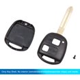 thumbnail image 4 of Unique Bargains 2 Button Uncut Insert Remote Key Fob Case Shell for Toyota Camry RAV4 Prado Corolla Tarago Avensis Avalon Echo Land Crui, 4 of 8