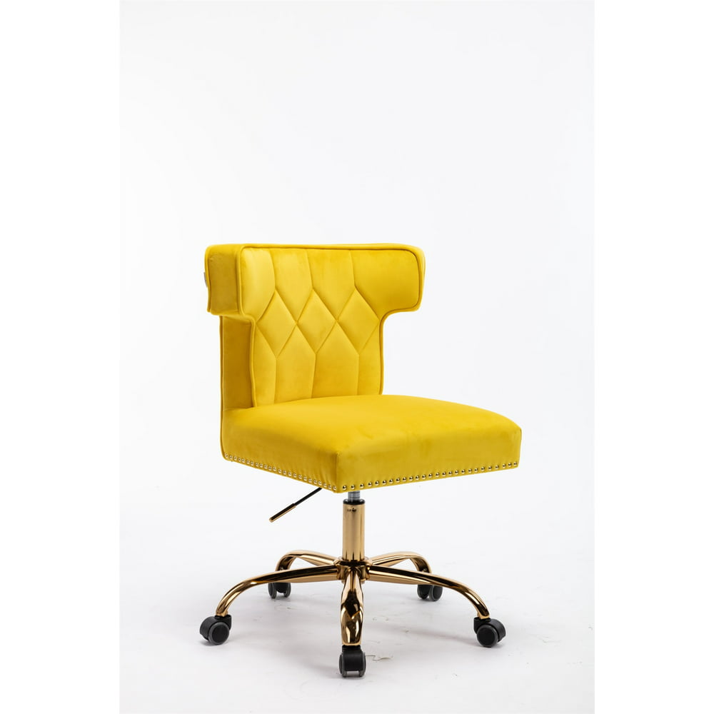 Swivel Wingback Chair,Velvet Leisure Armchair,Upholstered