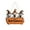 A, variant on Halloween Haunted Pumpkin Bat Door Pendants — Strange Visuals with Eerie Vibe, Halloween Decorations for Porch Ceilings, Tree Branches & Entryway Displays — great for Trick or Treat Nights