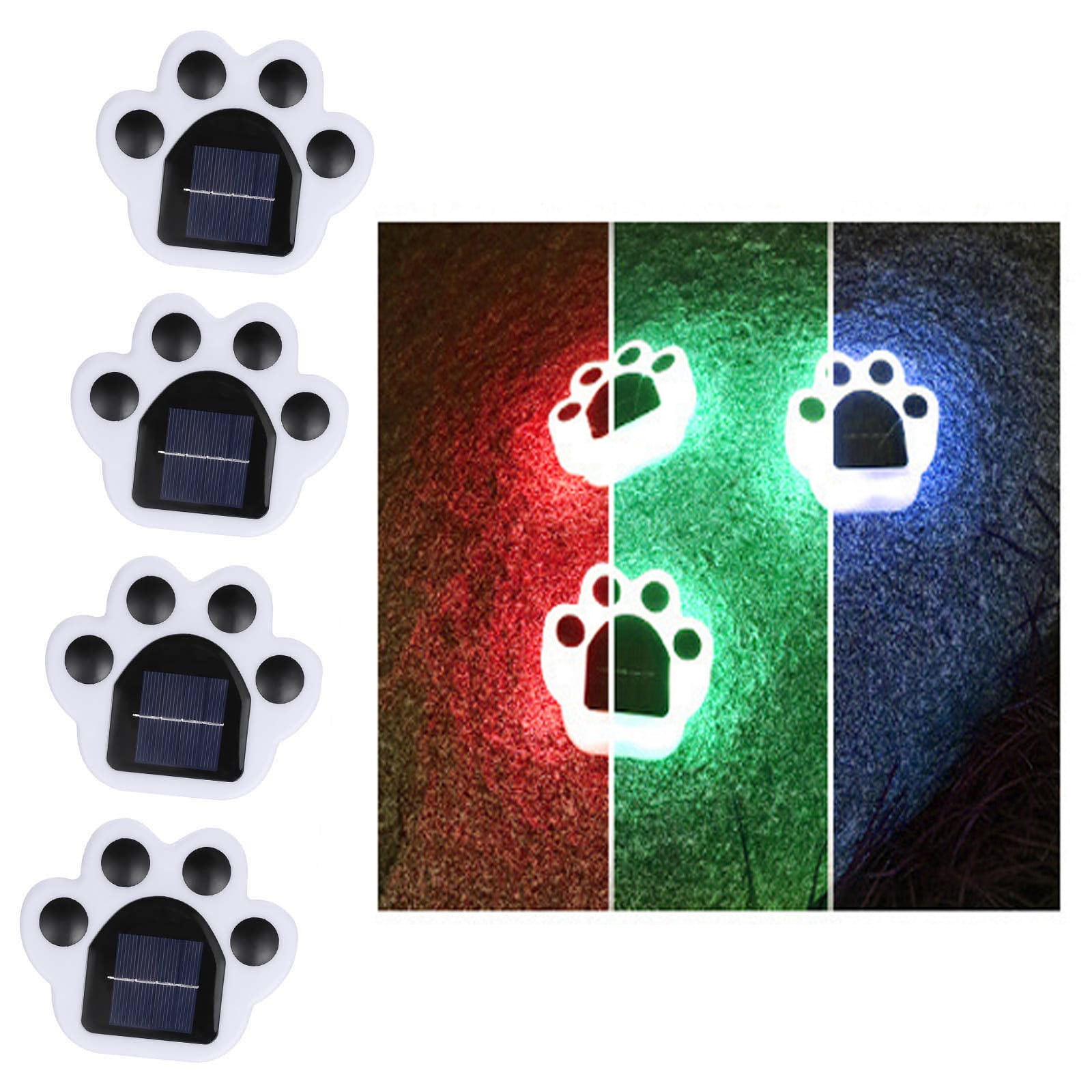Aidoshy Outdoor Solar Light Garden Plug-in Solar Light LED Underground Light,Solar Street Lights Outdoor