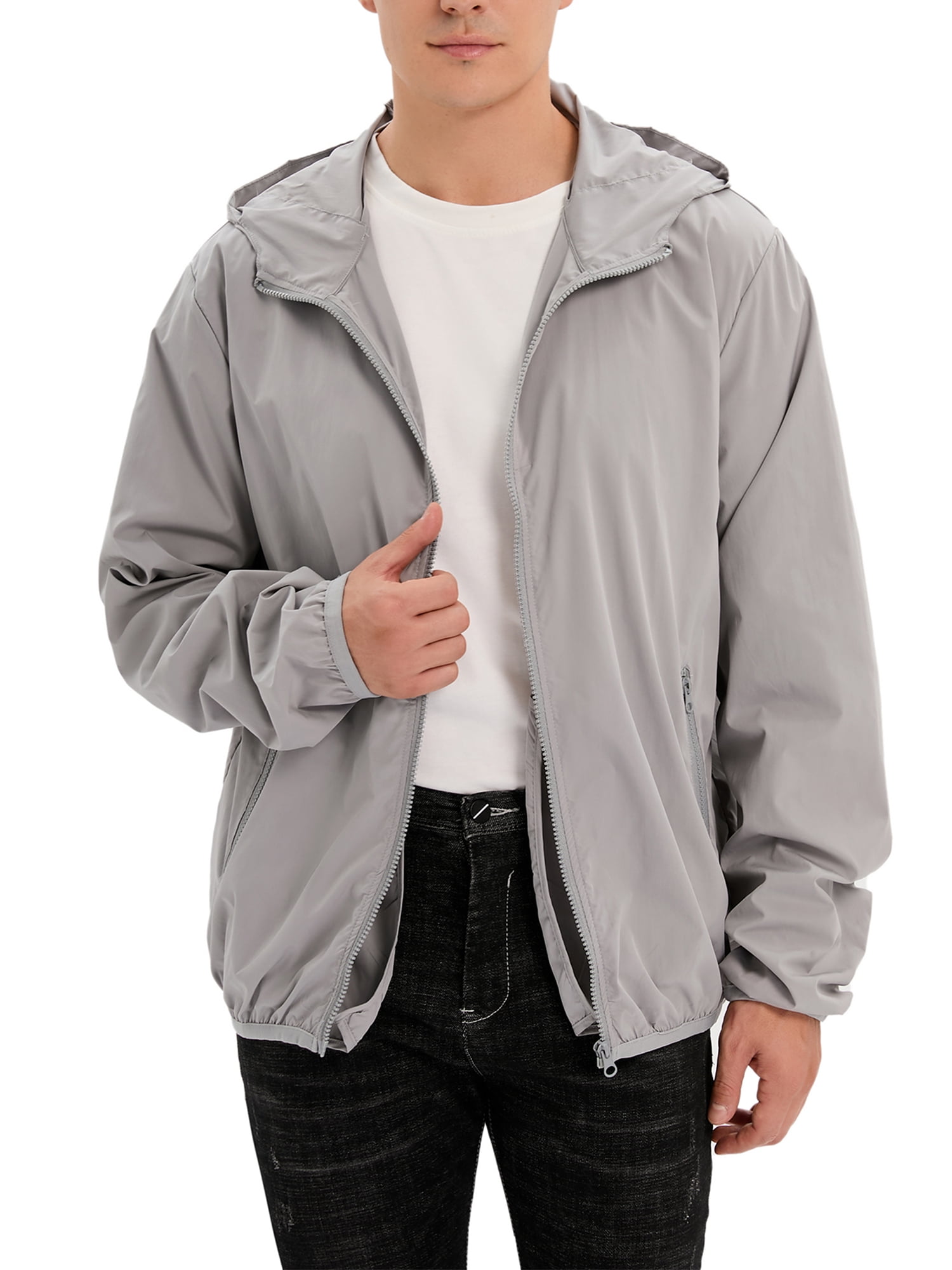 Youloveit Men's Mesh Lined Windbreaker 