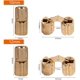 thumbnail image 4 of 4 Uds bisagras cilíndricas bisagra invisible bisagra de barril de latón para joyero Diy artesanía a mano (10mm),11 Feliz Sencillez, 4 of 5