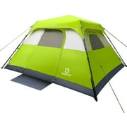 QOMOTOP 6 Person Camping Tent, 60 Seconds Set up Waterproof Tent, Green