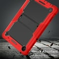 thumbnail image 4 of Dteck Case for Lenovo Tab M10 3rd Gen 10.1 Inch 2022, Heavy Duty Hybrid Shockproof Protective Cover with Kickstand for TB-328FU/TB-328XU,Red, 4 of 7