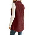 thumbnail image 3 of Livrdious Fall Cardigan for Women Sleeveless Open Front Cardigan Vest Casual Button Down Waffle Knit Coat, S-XXL, 3 of 7