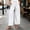white, variant on Women's Denim Long Pants Baeitkot Women's Fashion Solid Color High-Waisted Loose Jeans Elastic Drawstring Denim Long Pants Blue XXL