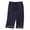 Navy, variant on Riforla Summer Cropped Pajama Pants Large Size Elastic Home Pants Thin Loose Sports Men's Pajama Pants Casual Shorts for Men Grey L
