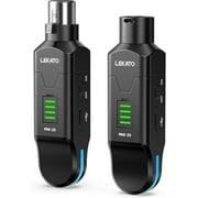 Wireless XLR Transmitter Receiver MW-20, 48V Phantom Power for Condenser Mic, 2.4GHz Wireless Microphone System High-Resolution for Dynamic Mic, PA System, Audio Mixer$$