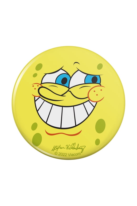 SpongeBob Guilty Face Pinback Button Pin