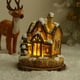 thumbnail image 1 of Puntoco Casita navideña con luces navideñas, decoración navideña, resina iluminada, paisajes de casitas, decoración europea, regalos navideños creativos, 1 of 6